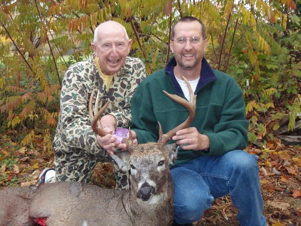 Mike and dad with their 2010 buck